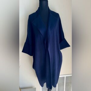 Elegant Navy Blue Women's Sweater